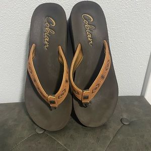 2” Wedge Cobian flip flop sandals